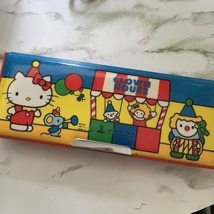 Rare 1976 Hello Kitty Pencil case! Circus!